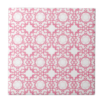 Linked by Love Tile - Pink tiles