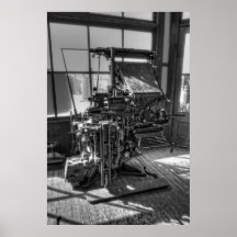 Linotype Newspaper Layout Machine Print