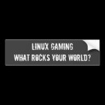 Linux Gaming bumper stickers