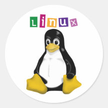 Linux Products & Designs! Round Stickers
