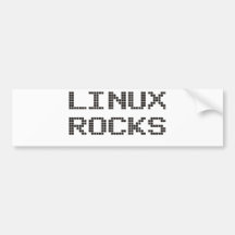 Linux Rocks Products & Designs! Bumper Stickers
