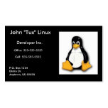 Linux Tux Business Card