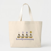 LinuxQuestions.org Logo Tote Bags