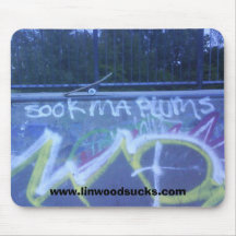 Linwood Skate-park graffiti mousepad