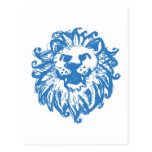 Lion Champ 2 Blue Post Cards