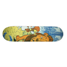 lion custom skate board