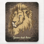 Lion head custom mousepad