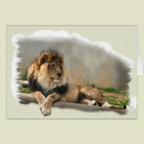 Lion Lovers Art Gifts cards