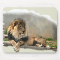 Lion Lovers Art Gifts mousepads