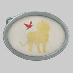 Lion Silhouette  Belt Buckle belt buckles
