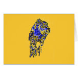 Lion Sunset Greeting Card