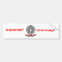 LIONHEART BUMBER STICKER! BUMPER STICKER