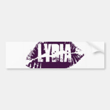 Lips Bumper Sticker - Customised