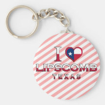 Lipscomb, Texas Keychain