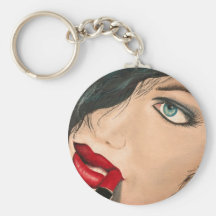 Lipstick Keychain