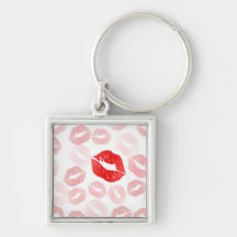 Lipstick Lips Key Chain