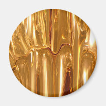 Liquid Gold Fridge Magnet
