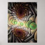 Liquid Magic Abstract Poster