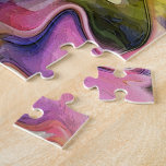 Liquid Tulip Colours Abstract Jigsaw Puzzle puzzles