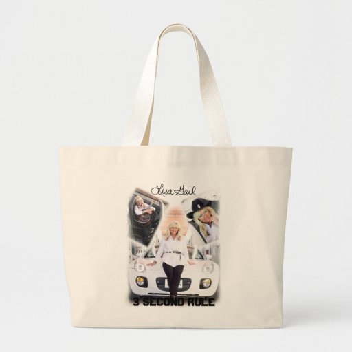 Lisa Gail 3 Second Rule Tote Canvas Bag