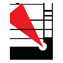 Lissitzky & Mondrain Postcard