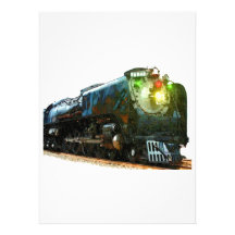 Lit Locomotive Personalized Announcement