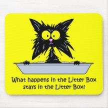 Litterbox Cat Mouse Pads
