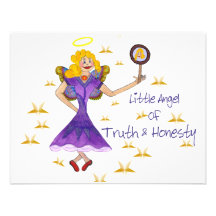 Little Angel of Truth and Honesty Personalized Invite