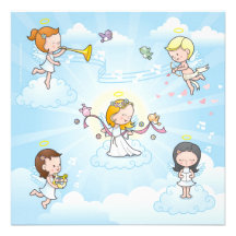 Little Angel Personalised Invitation