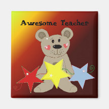 Little Bear - Awesome Teacher Refrigerator Magnets
