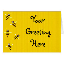 Little Bees Greeting Card