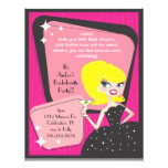 Little Black Dress_Blonde Bombshell Invitations