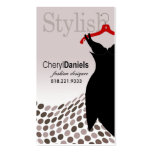 "Little Black Dress" Fashion Designer, Stylist Business Cards