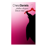 "Little Black Dress" Fashion Designer, Stylist Business Cards