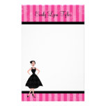 Little Black Dress Stationery Paper