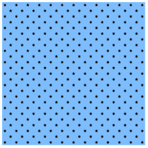 Little black stars on a light blue background. acrylic cut out
