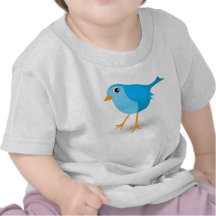 Little Blue Bird Cute Baby's or Infant's T-Shirt