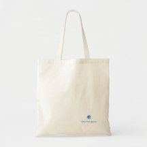 Little Blue Planet (Plain) Canvas Bags