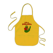 Little Bookworm Tshirts and Gifts Apron