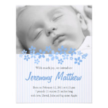 Little Boy Birth Announcement