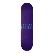 Little Brother in blue Skate Board Deck