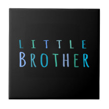 Little Brother in blue Tile