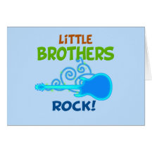 Little Brothers Rock Card