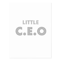 Little CEO Tshirts and Gifts Post Card