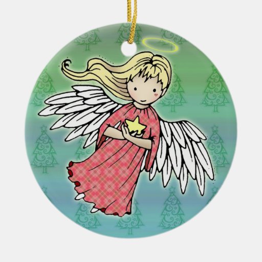 Little Christmas Angel Ornament