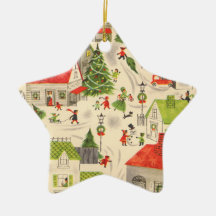 Little Christmas Village Christmas Ornaments