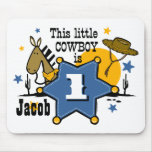 Little Cowboy 1st Birthday Mousepad