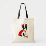 Little Devil Halloween Dog Canvas Bag