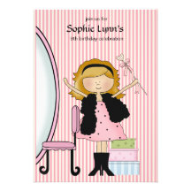 Little Diva Birthday Invitation