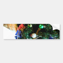 Little Drum Tree II Bumper Sticker
